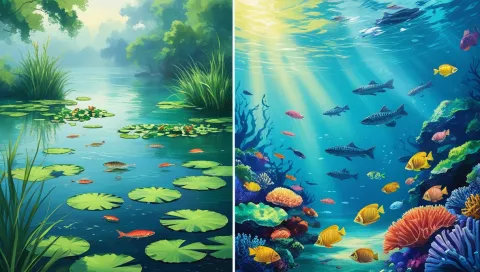 Freshwater, marine
